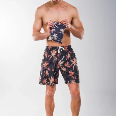 Men's Waterproof Swim Shorts & Bag: Comfort & Secure Essentials