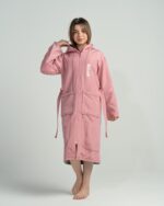 ⁦بورنص سباحة محترفين للأطفال - كشمير أنيق مبطن بالقطن⁩ - الصورة ⁦5⁩