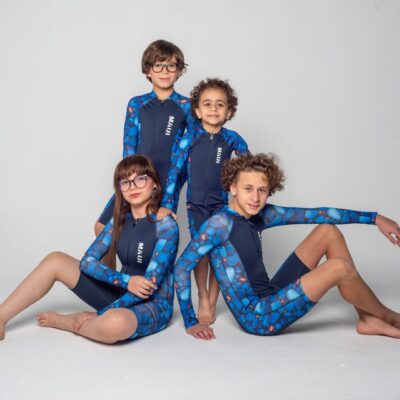 بدلة سباحة كم شورت للأطفال