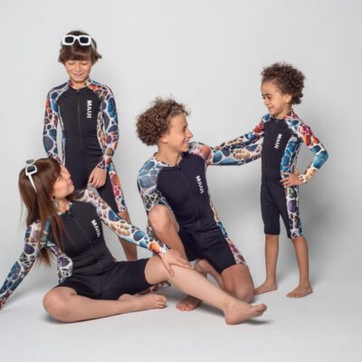 بدلة سباحة كم شورت للأطفال