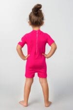 ⁦مايوه أطفال ستيتش بكم قصير بناتي⁩ - الصورة ⁦3⁩