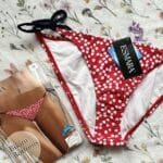 بكيني سفلي حريمي كلاسيك بنقشة "Polka Dot" - أربطة جانبية قابلة للتحكم مستورد