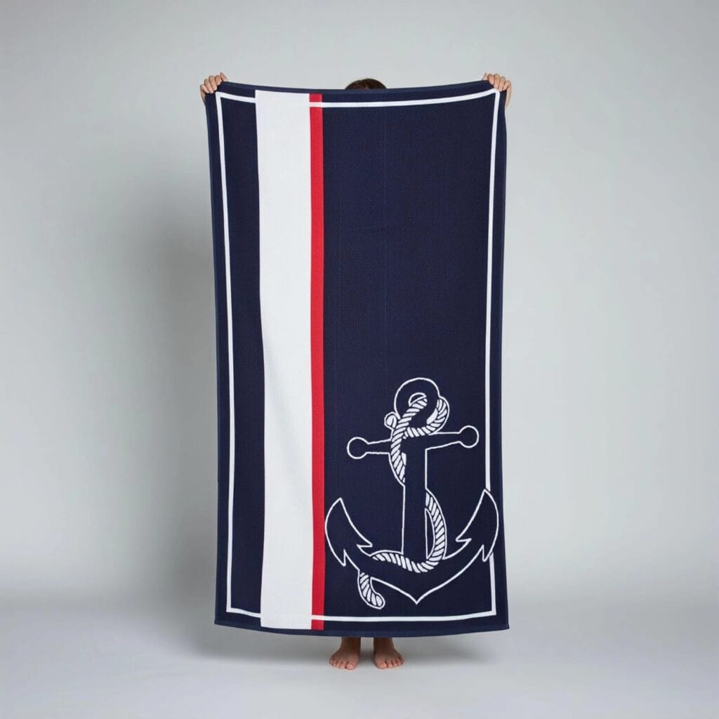 بشكير شاطئ قطن